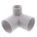 1" x 1/2" PVC Sch. 40 90° Elbow w/ Side Outlet (Socket x FIPT)