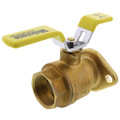 Product Image of 1-1/2" Full Port Brass Isolator Uni-Flange Ball Valve w/ Detachable Rotating Flange