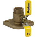 Product Image of 1-1/2" Full Port Brass Isolator Uni-Flange Ball Valve w/ Detachable Rotating Flange, Lead Free