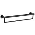 Product Image of 24" Contemporary Towel Bar w/ Assist Bar (Matte Black), 41519-BL