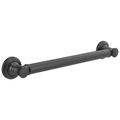 Product Image of Traditional 18" Decorative Ada Grab Bar (Matte Black), 41618-BL