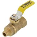 Product Image of 1/4" FIP x 1/8" MIP Full Port Forged Brass Mini Ball Valve