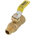 Product Image of 1/4" FIP x MIP Full Port Forged Brass Mini Ball Valve
