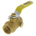 Product Image of 3/4" IPS Full Port Forged Brass Ball Valve with IPS Hole