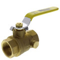 Product Image of 1" IPS Full Port Forged Brass Ball Valve with IPS Hole