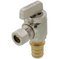 Product Image of 1/2" EVERLOC+ x 3/8" Compression Angle Ball Valve