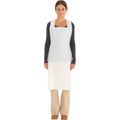 Product Image of AlphaTec 54-290 Light-Duty Disposable Chemical Aprons, White, Universal (Pack of 100)