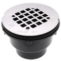 Product Image of 2" 2-Part ABS Solvent Weld Shower Drain with Stainless Steel Strainer