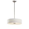 Product Image of 20" 3 Light Convertible Pendant (Brushed Nickel)