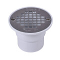 Product Image of 2" or 3" PVC Drain with Round Stainless Steel Screw-Tite Strainer