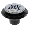 Product Image of 2" or 3" ABS Shower Drain with Round Screw-Tite Stainless Steel Strainer