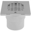 Product Image of 2" or 3" PVC Drain with Square Snap-Tite Stainless Steel Strainer