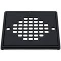 Product Image of 130 Series Square Shower Drain with Stainless Steel Strainer w/ Ring (Matte Black)