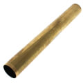 Product Image of 1-1/2" x 12", 17 Gauge, Slip Joint Threaded Tube (Rough Brass)