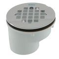 Product Image of 2" PVC Offset Shower Drain with Stainless Steel Strainer
