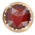 Product Image of 1.375-1.406" diameter Pilot Light Jewel Round, fits single receptacle hole Red
