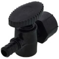 1/2" PureFlow PolyAlloy PEX Crimp x 1/2" Closet Stop Valve (Plastic Nut)
