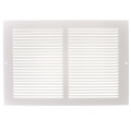 Product Image of 12" x 8" (Wall Opening Size) White Return Air Grille (650 Series)