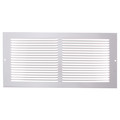 Product Image of 14" x 6" (Wall Opening Size) White Return Air Grille (650 Series)