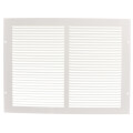 Product Image of 14" x 10" (Wall Opening Size) White Return Air Grille (650 Series)