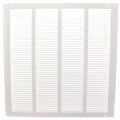 Product Image of 16" x 16" (Wall Opening Size) White Return Air Grille (650 Series)
