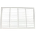 Product Image of 20" x 12" (Wall Opening Size) White Return Air Grille (650 Series)