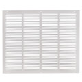 Product Image of 20" x 16" (Wall Opening Size) White Return Air Grille (650 Series)