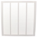 Product Image of 20" x 20" (Wall Opening Size) White Return Air Grille (650 Series)