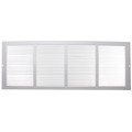 Product Image of 24" x 8" (Wall Opening Size) White Return Air Grille (650 Series)