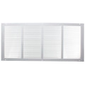 Product Image of 24" x 10" (Wall Opening Size) White Return Air Grille (650 Series)