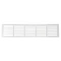 Product Image of 30" x 8" (Wall Opening Size) White Return Air Grille (650 Series)