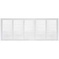 Product Image of 30" x 10" (Wall Opening Size) White Return Air Grille (650 Series)