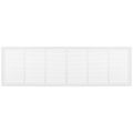 Product Image of 36" x 10" (Wall Opening Size) White Return Air Grille (650 Series)