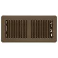 Product Image of 4" x 10" Heavy Duty Floor Register (Brown)