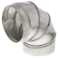 Product Image of 6" Aluminum Adjustable Elbow (22.5° to 90°)