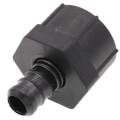 Product Image of 1/2" PEX Crimp x 1/2" PureFlow PolyAlloy Closet Adapter (Plastic Nut)