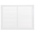 Product Image of 14" x 10" (Wall Opening Size) White Sidewall/Ceiling Return Air Grille (672 Series)