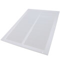 Product Image of 14" x 20" (Wall Opening Size) White Sidewall/Ceiling Return Air Grille (672 Series)