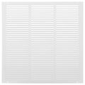 Product Image of 18" x 18" (Wall Opening Size) White Sidewall/Ceiling Return Air Grille (672 Series)