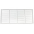 Product Image of 24" x 8" (Wall Opening Size) White Sidewall/Ceiling Return Air Grille (672 Series)