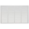 Product Image of 24" x 14" (Wall Opening Size) White Sidewall/Ceiling Return Air Grille (672 Series)