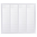 Product Image of 24" x 20" (Wall Opening Size) White Sidewall/Ceiling Return Air Grille (672 Series)