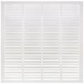 Product Image of 24" x 24" (Wall Opening Size) White Sidewall/Ceiling Return Air Grille (672 Series)