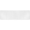 Product Image of 30" x 8" (Wall Opening Size) White Sidewall/Ceiling Return Air Grille (672 Series)