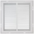 Product Image of 14" x 14" (Wall Opening Size) White Sidewall/Ceiling Return Air Filter Grille