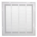 Product Image of 16" x 16" (Wall Opening Size) White Sidewall/Ceiling Return Air Filter Grille (659 Series)