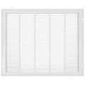 Product Image of 25" x 20" (Wall Opening Size) White Sidewall/Ceiling Return Air Filter Grille (659 Series)