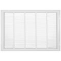 Product Image of 30" x 20" (Wall Opening Size) White Sidewall/Ceiling Return Air Filter Grille (659 Series)