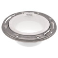 Product Image of 3" or 4" Closet Flange w/ Stainless Steel Ring w/o Test Cap (PVC)