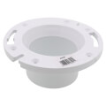 Product Image of 3" or 4" Long Pattern Closet Flange w/ Plastic Ring w/o Test Cap (PVC)